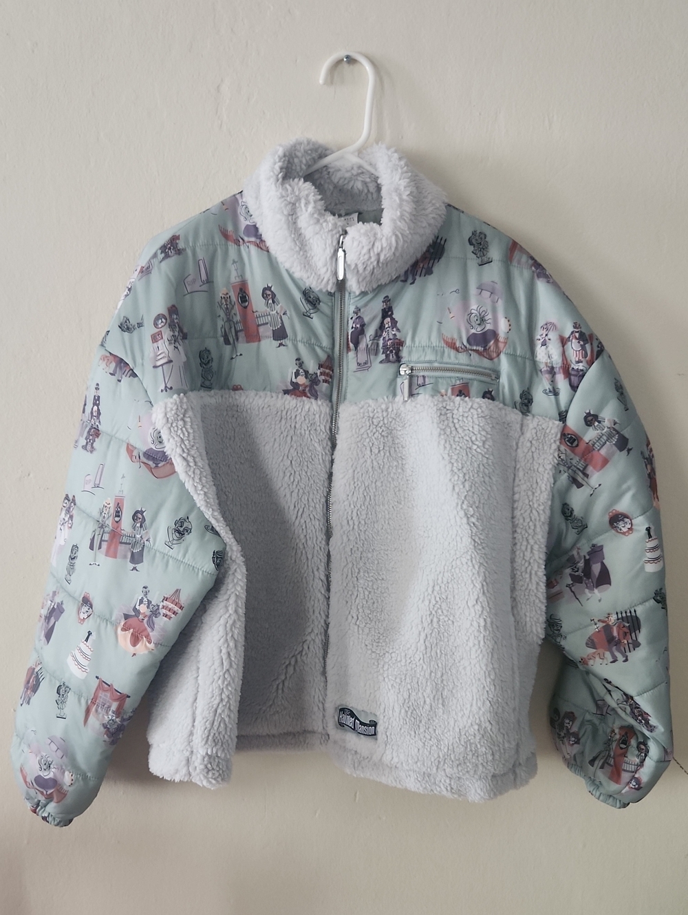 Disney Parks Haunted Mansion Sherpa Puffer Jacket
